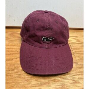 Vineyard Vines Classic Dad Hat Cap Maroon Adult Strapback Casual Preppy Red